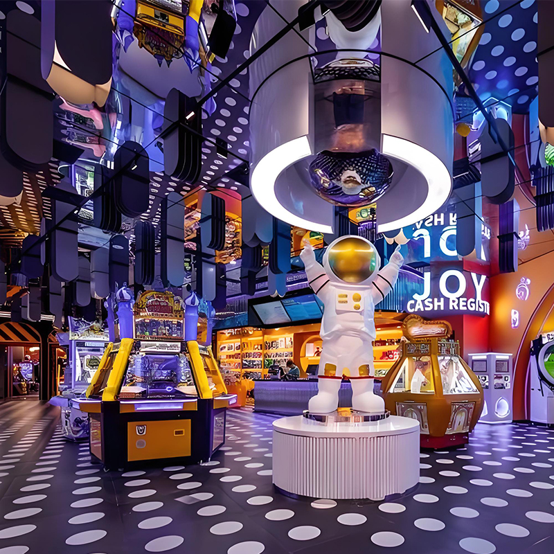 One-Stop VR Trendy Toys Pavilion Design Commercial Immersive Entertainment Venue Interior Layout Space Planning Service Metal