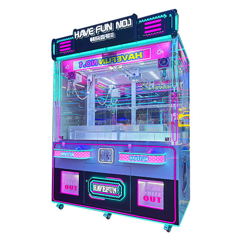 Game Center's Large Double-person Blind Box Machine with Crane for Smooth Play - Number One Snack Machine with Coin Activation
