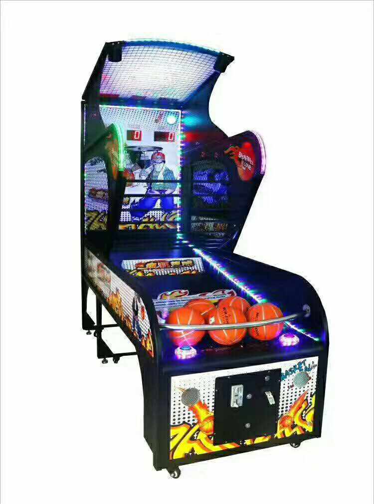Adult Indoor Electronic Coin Operated Skill Shooting Crazy Basketball Game Machine for Sale  Arcade Basketball Machine