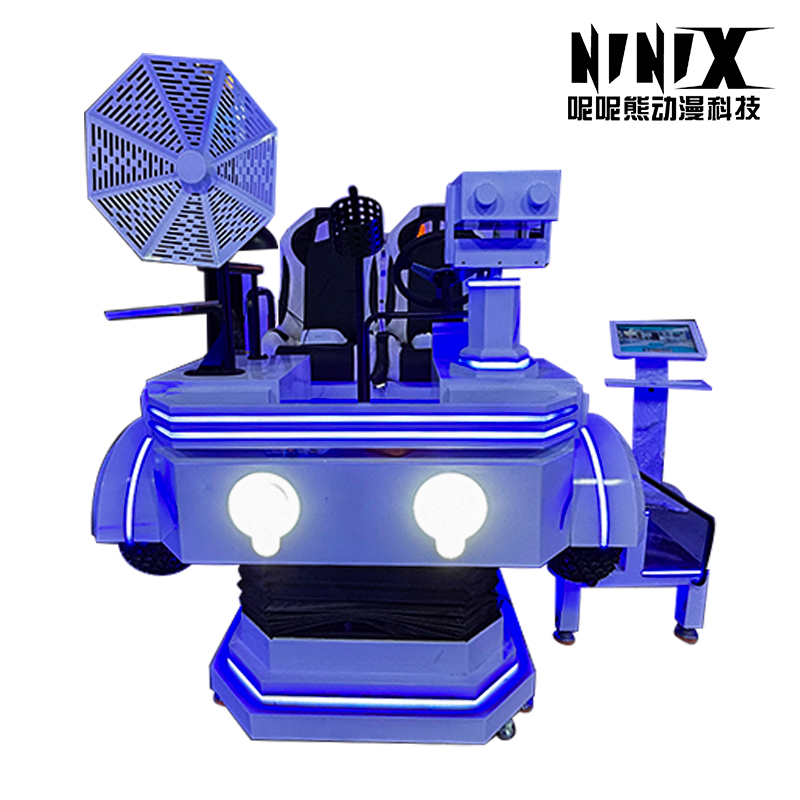 360 Degree Virtual Reality Machine for Two Players Custom Headphones Glass Material for Adults 360 Degree Sports Equipment