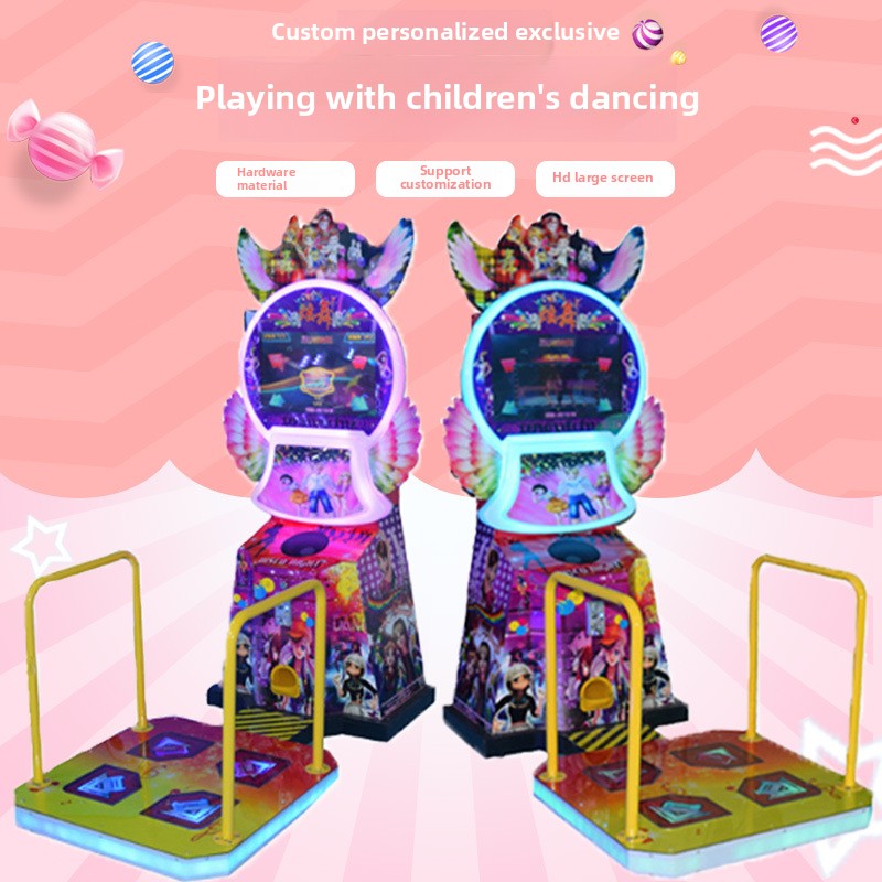 The Popular Luxury Single Dance Machine Coin-operated Children's Video Game Console Mall Physical Indoor Arcade