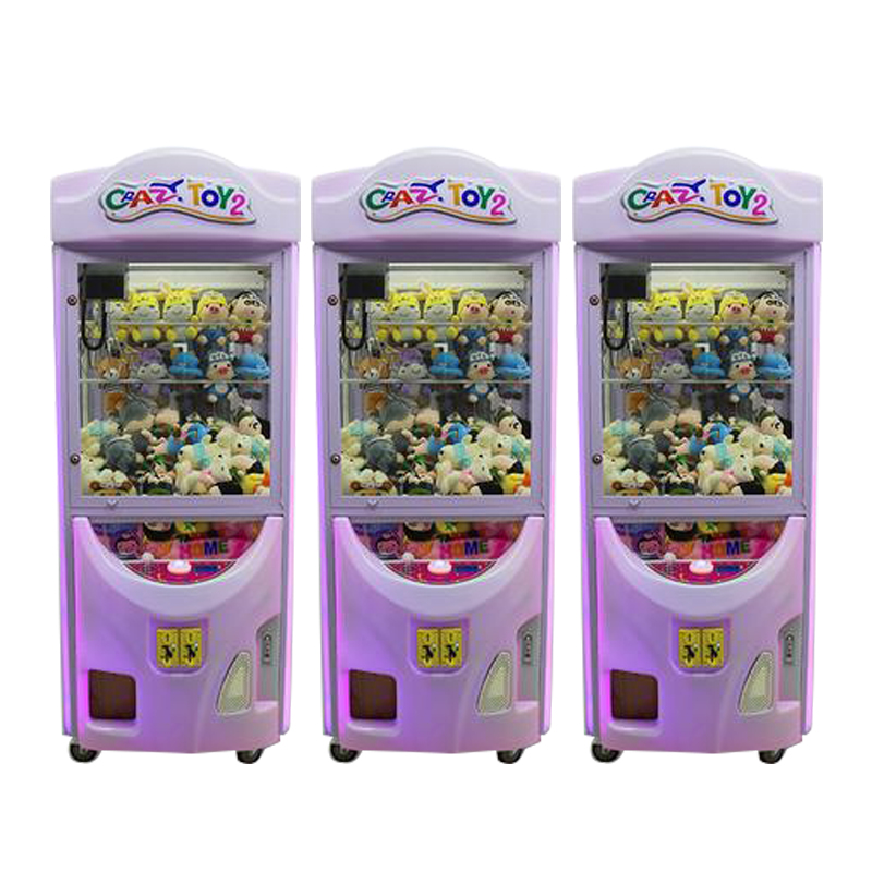 Best Crazy Toy Large Claw Machine 2 Gifts Catch Dolls Machine  Plush Doll Claw Toy Arcade Games Machine