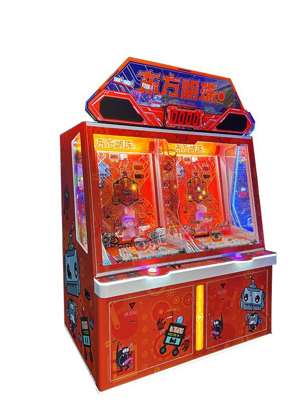 Hot Selling Oriental Pearl Metal Plastic Ball Game Machine Coin Exchange Pusher for Indoor Amusement Park