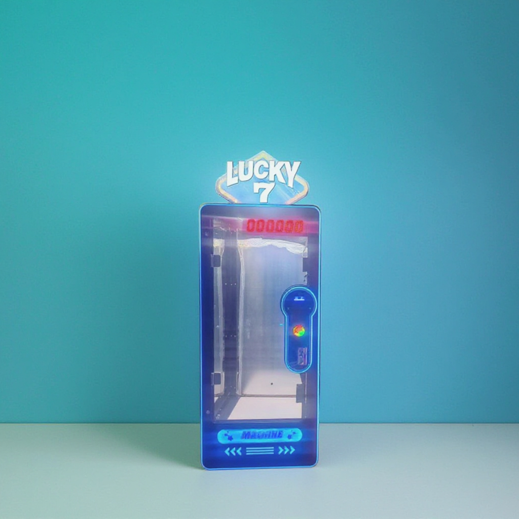Coin Operated Game Machine Shopping Mall Automatic Lucky 7 Cut Prize Game Machine Plastic Claw Machine for Sale Malaysia
