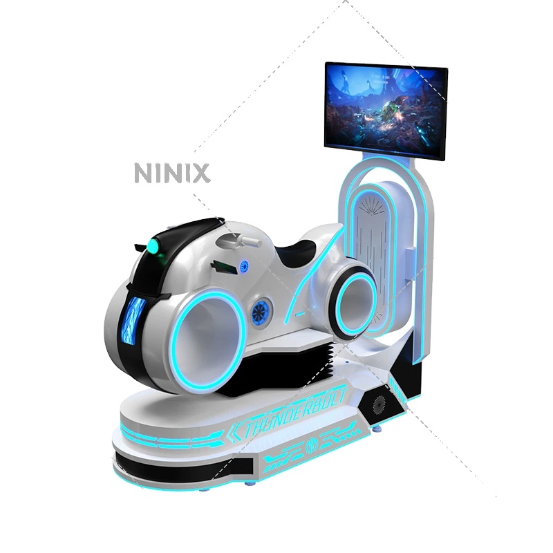 VR Motorcycle Simulator Arcade Racing Game Machine Electric Motion Bike Amusement Ride Virtual Reality Driving Equipment