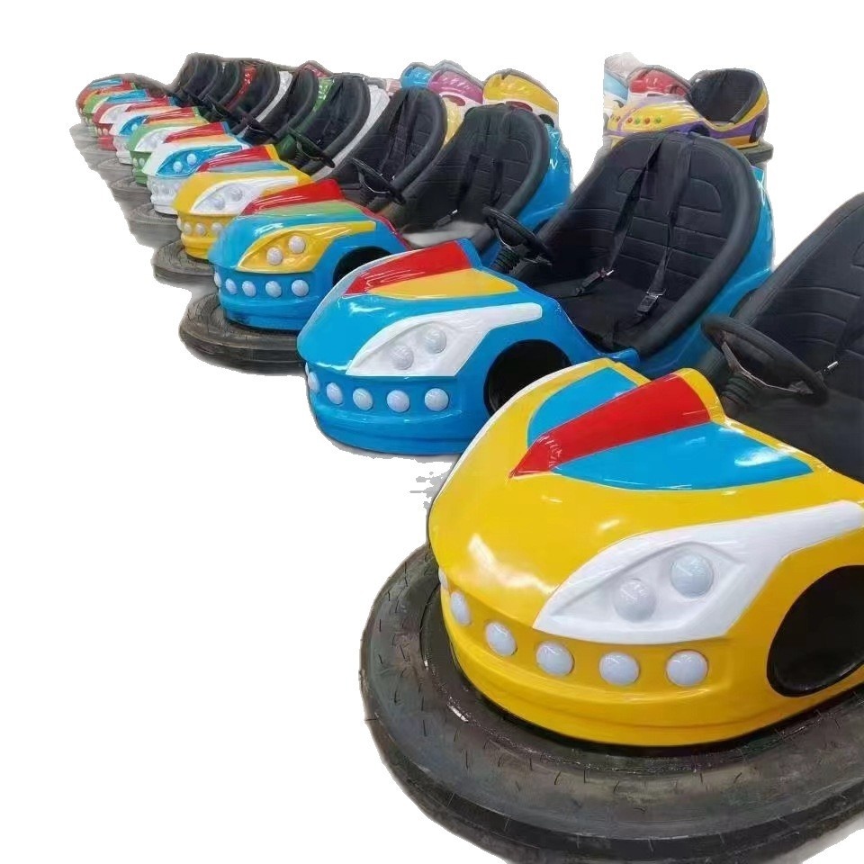 Fiberglass Bumper Cars Amusement Park Equipment Drifting Collision Ride 200kg Capacity Direct Supply Manufacturer