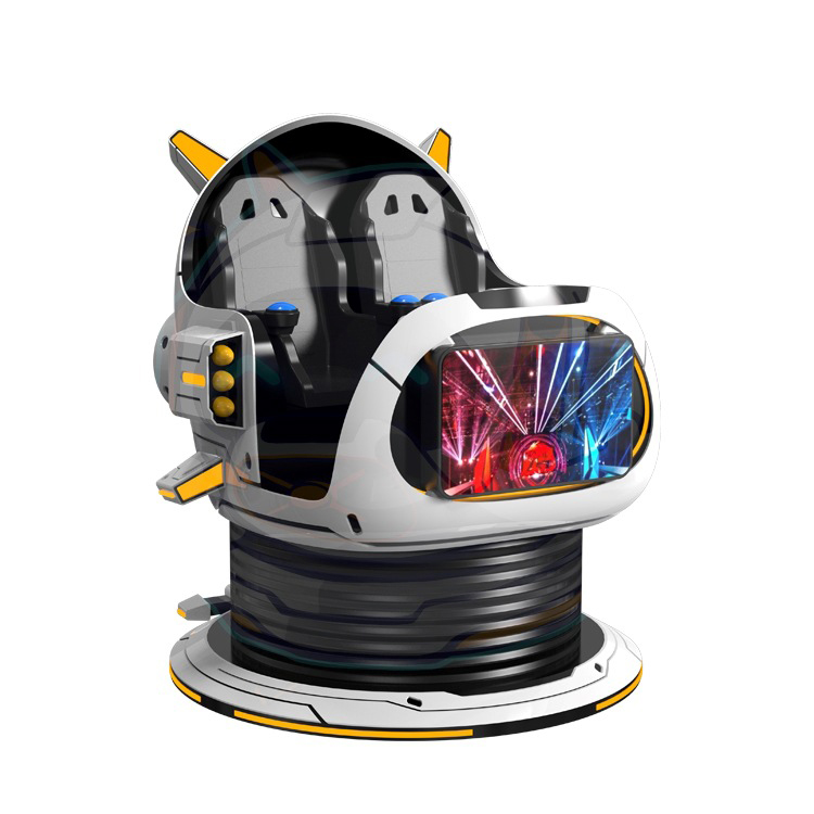 9DVR Rotating Panda Double VR Small Flying Saucer 360 Degree Rotating Amusement Equipment Large Game All-in-one Machine
