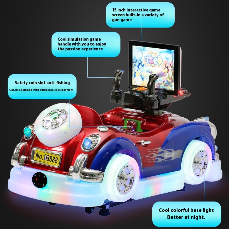 Factory Direct New Kidsren's Electric Coin-Operated Swing Machine Rocking Car Yaoyao Horse for Home Commercial Supermarket Door