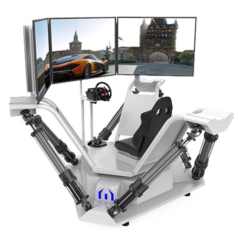 Three-Axis Dynamic Racing VR Simulation Video Game Arcade Large Three-Screen Indoor Entertainment Coin Operated