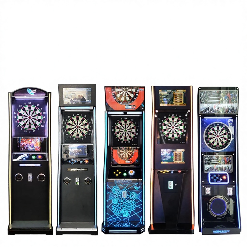 Arcade Bar Club Essential Entertainment Equipment Fully Automatic Scoring Networkable Cabinet-style Electronic Soft Tip Dart