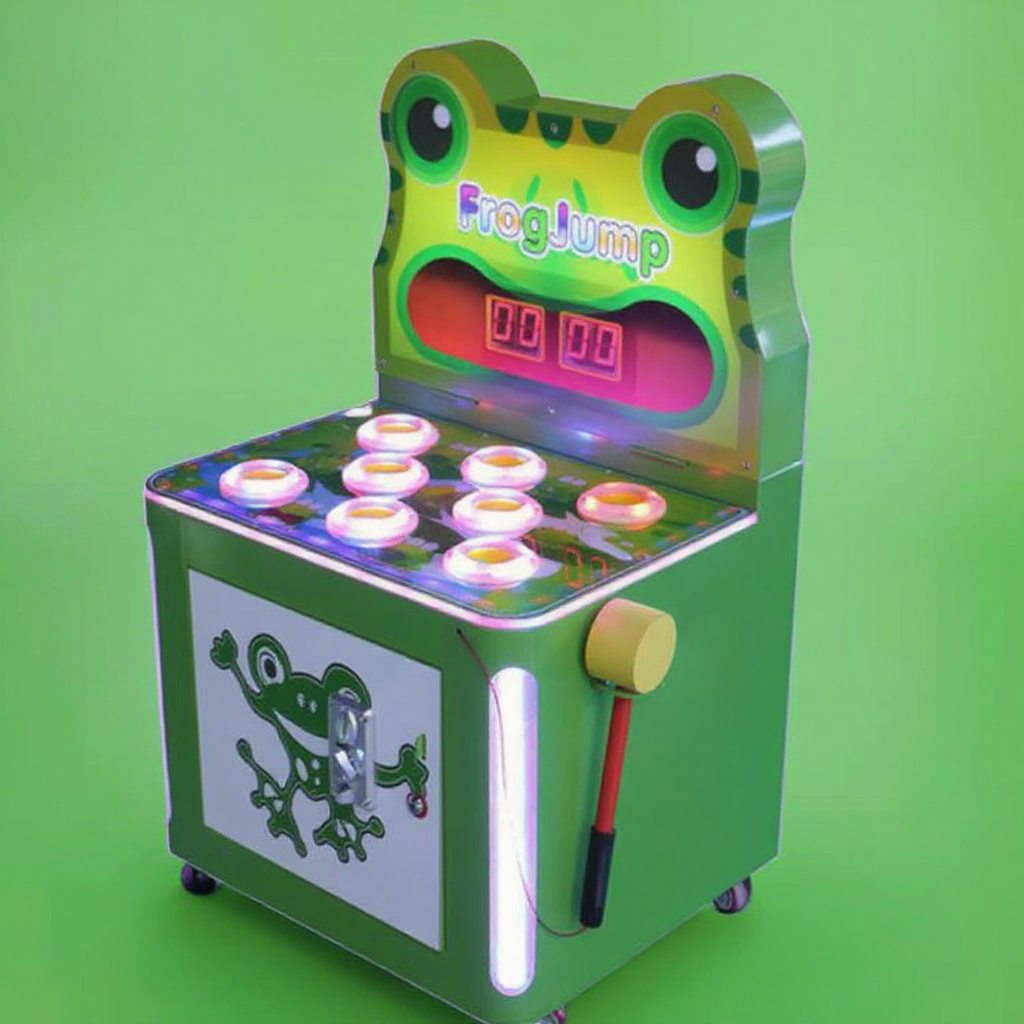 Ticket Video Equipment Frog Hit Coin-operated Rat Arcade Series Alligator Children's Game Crazy Play Hammer Machine