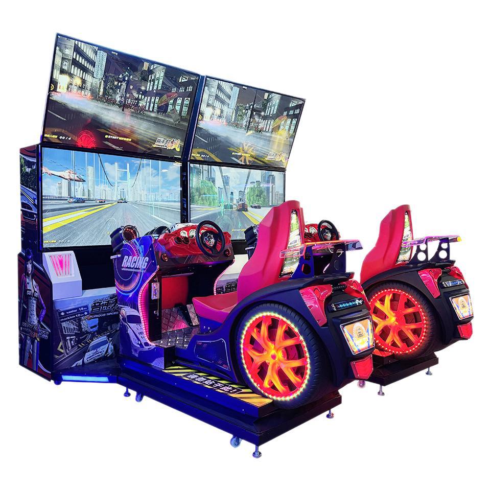 Most Popular Sonic Racing Coin-Operated Arcade Machine Two-Screen Racing Simulator for Amusement in Game City Arcades