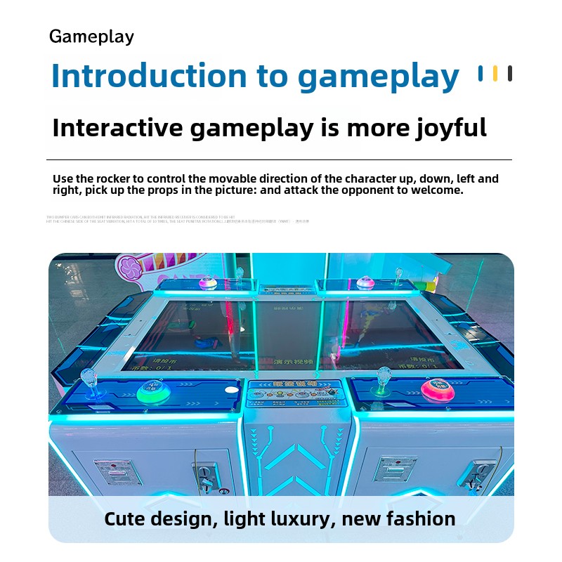 X Fighter Tank Video Game Console Four-Player Coin-Operated Lottery Machine for Children's Entertainment and Amusement