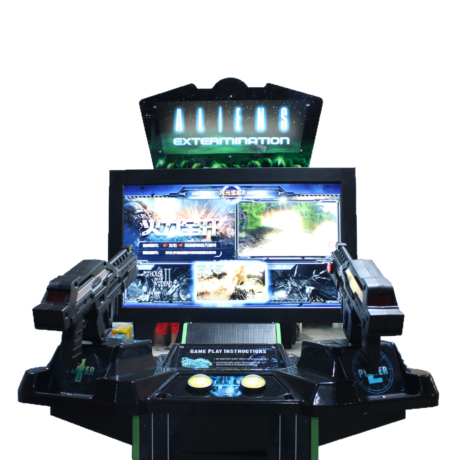 42 Inch Simulator Coin Operated Cocktail Table Video Arcade With HD Light Guns for Home and Commercial Shooting Game Machine