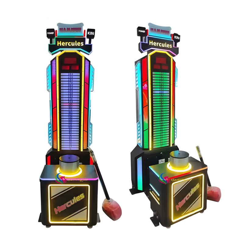 The Most Popular Arcade-Style Strongman Force Testing and Boxing Console Coin-Operated Hammering Game
