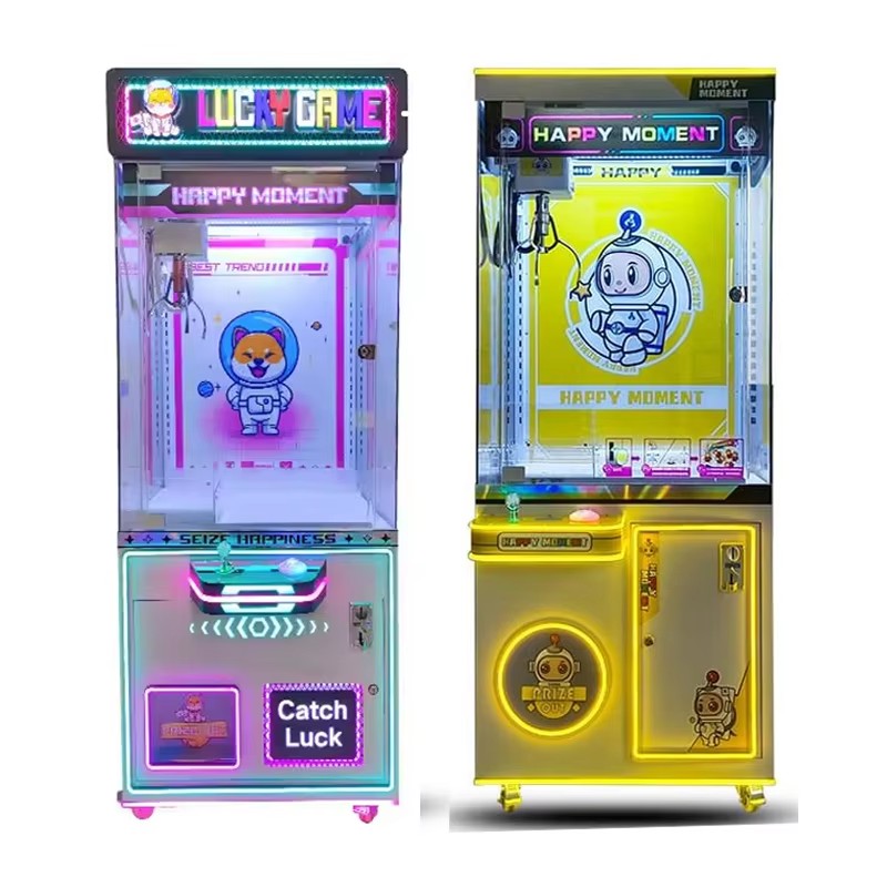 Coin Operated Claw Machine LED Toy Crane Arcade Game Catcher Prize Vending Machine for Mall Shop Kids Entertainment