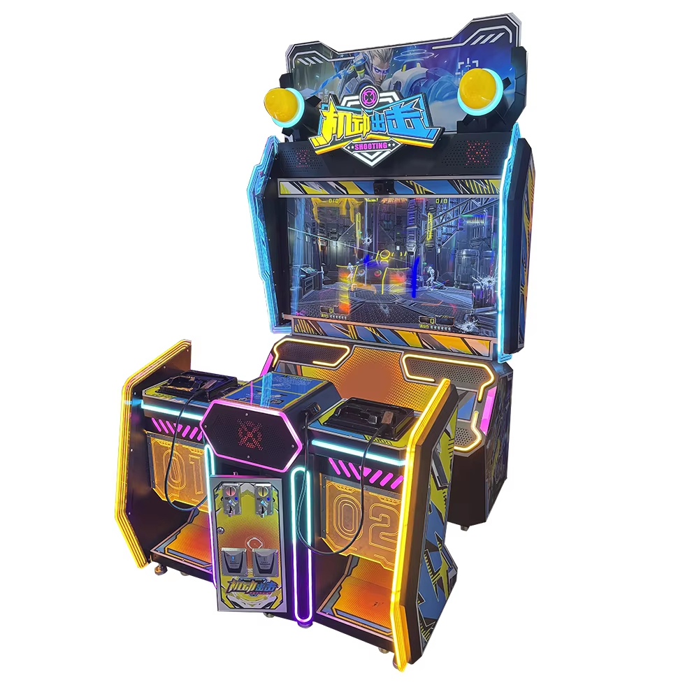 New 55 Inch LCD Dynamic Pistol Arcade Shooting Simulator Coin-Operated Electronic Shooting Game Machine