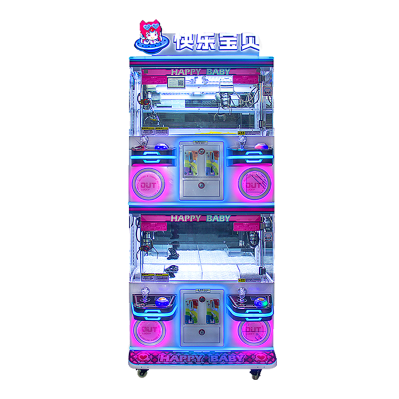 4-Person Boutique Coin-Operated Crane Machine Christmas Claw Skill Doll for Amusement Park Mini Claw Machine