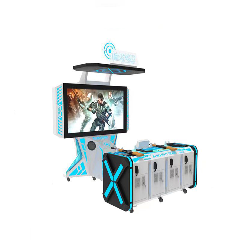 Amusement Park Coin-operated 4-person Shooting Game Console Online Gunfight Shooting Room Vr Shooting Simulator