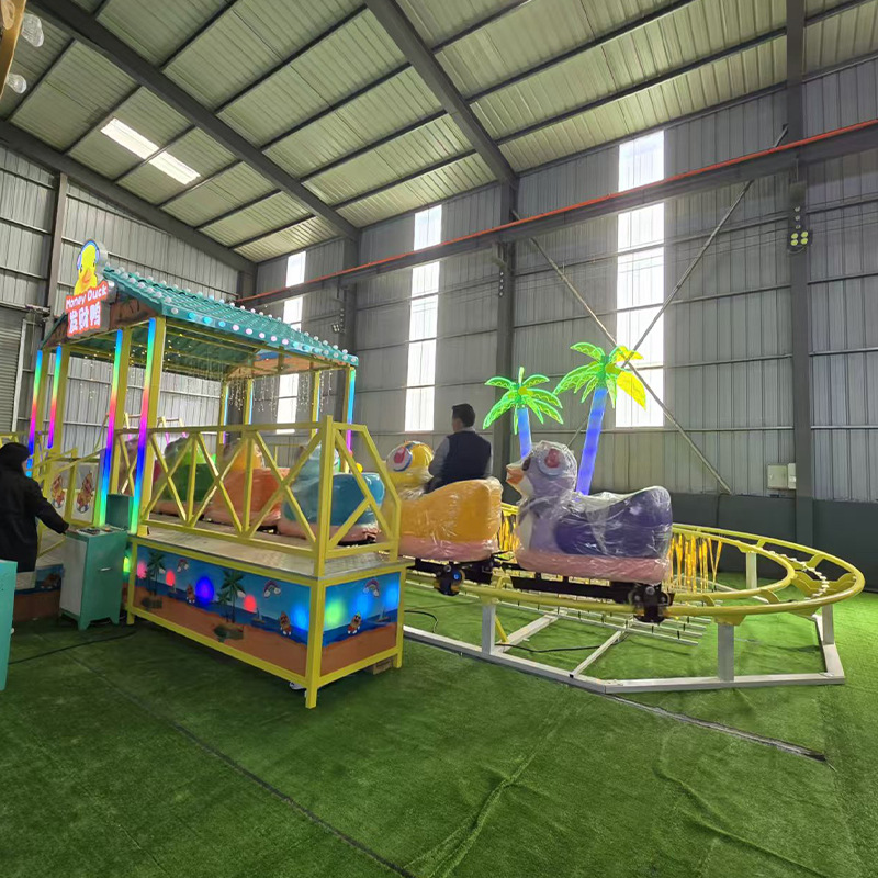 Chicken Run Amusement Equipment Track Train Alloy Material Henan Direct Supply Pulley Fashionable