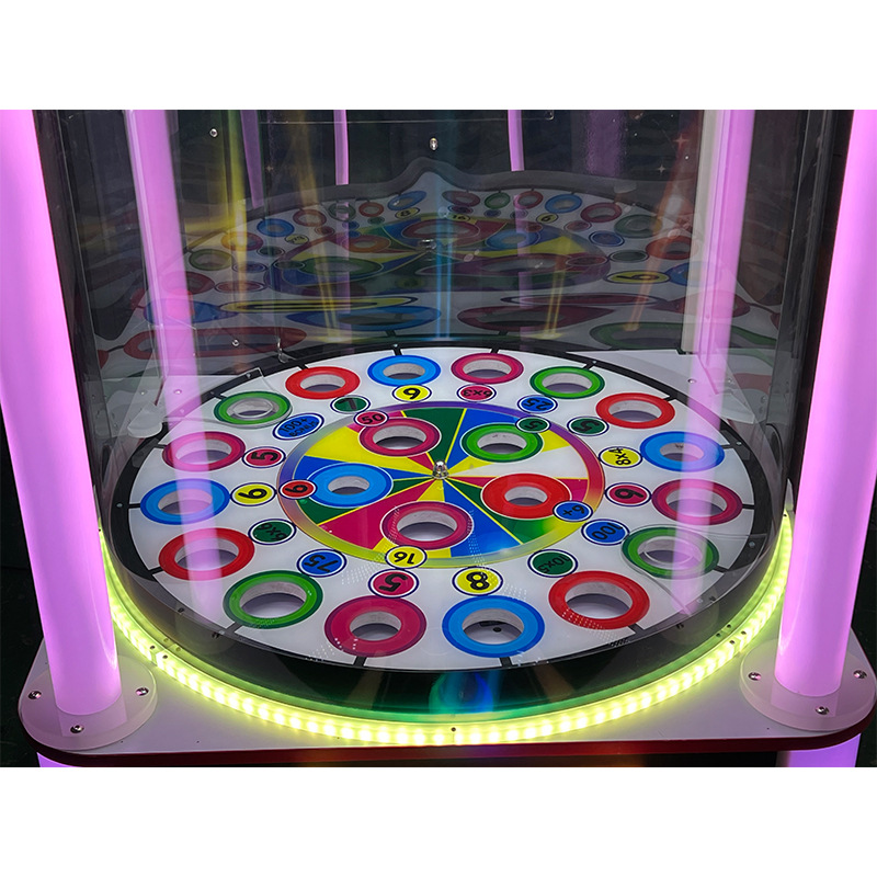 Children's Fluorescent Jumping Ball Game Machine Coin Operated Indoor Entertainment for Shopping Malls and Video Game Cities