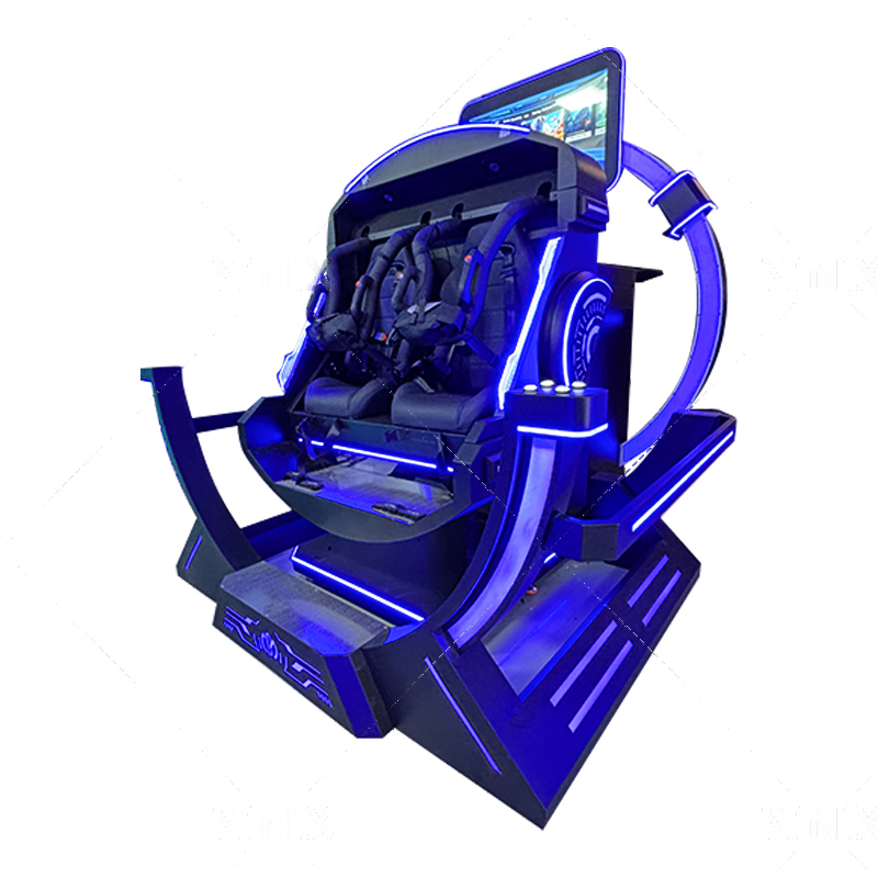 VR Motion Simulator Ride Dual Seat Virtual Reality Cinema Machine Immersive Experience Game Equipment for Amusement Park