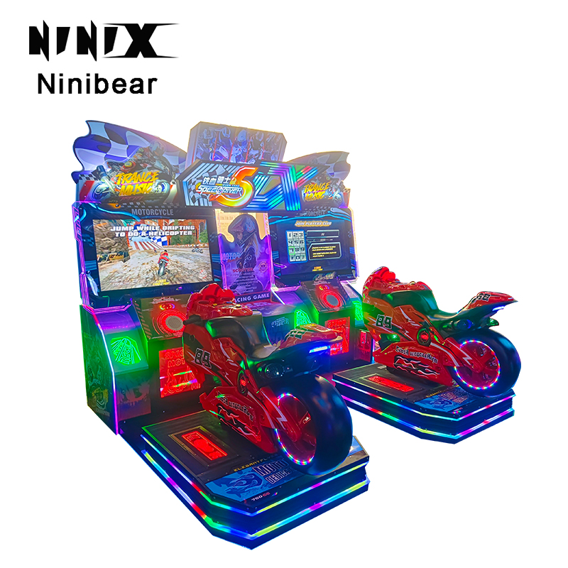 Arcade Coin-operated Game Iron Knight II Consolesmotorcycle Racing Game MachineArcade Entertainment Equipment for Amusement Park