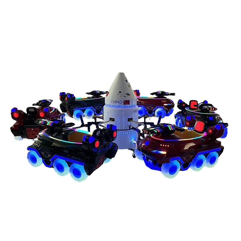 Outdoor Carousel 6 Seats 12 Seats Electric Carousel Cartoon Version of Children's Outdoor Amusement Park Carousel for Sale