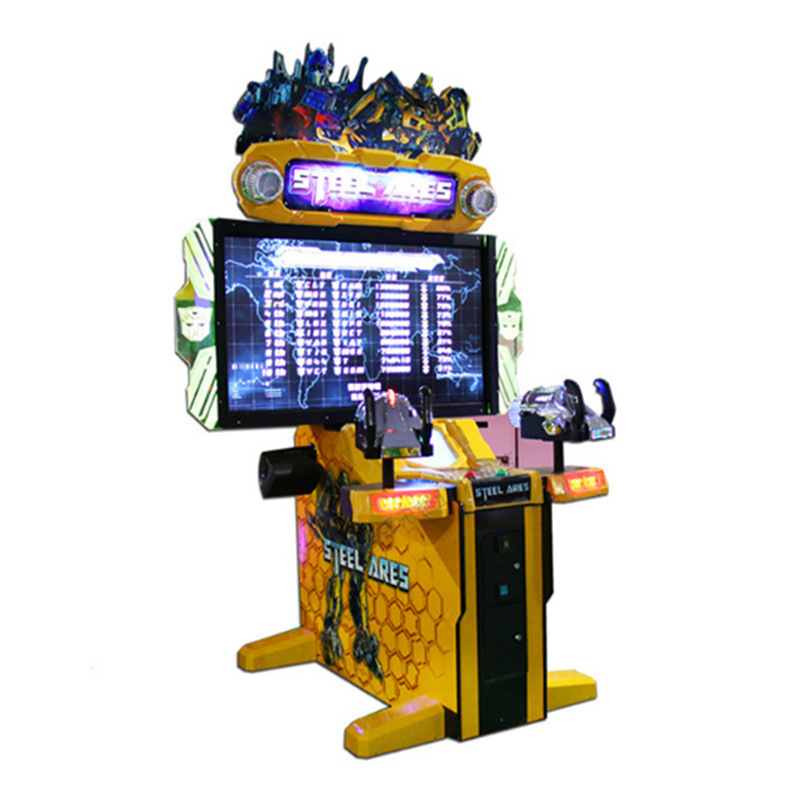 Dual Player Commercial for Transformers Shooting Game Machine High Definition Screen Dynamic Sound Entertainment for