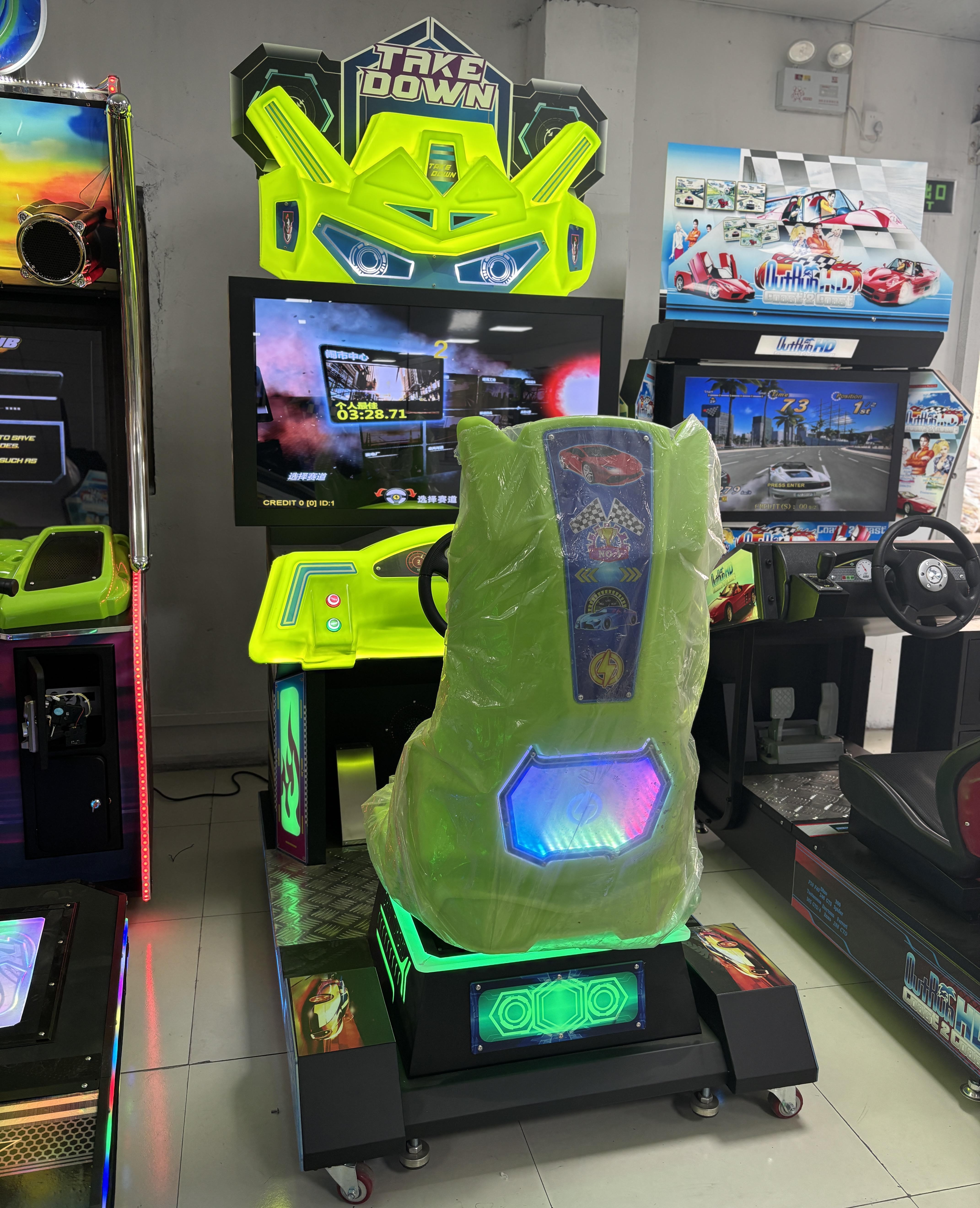 Cost-Effective Indoor Racing Simulator Coin-Operated Arcade Game Console for Children's Amusement Equipment
