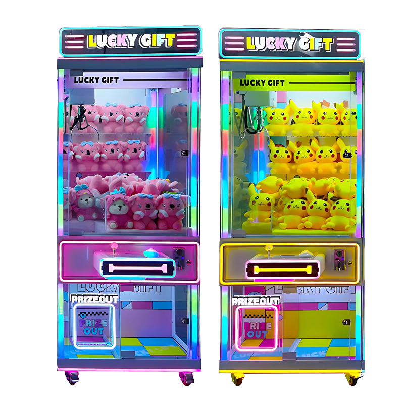 New Hot Color Coin-operated Desk Folder Kuji Claw Machine Doll Machine Commercial Claw Gift Game Machine