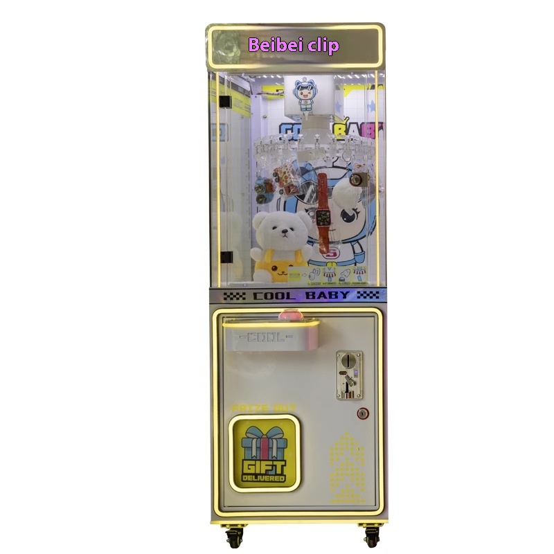 Most Popular Customizable Claw Machine Commercial Arcade Coin-Operated Small Doll Entertainment Game Console for Children