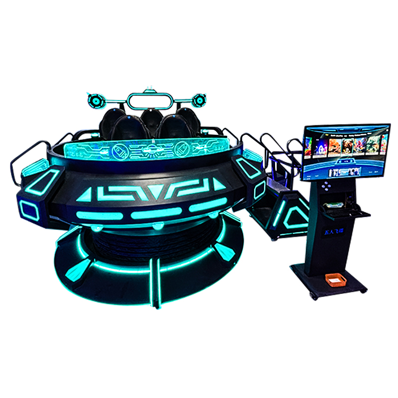 VR Simulator Motion Ride Machine Interactive Flight Theater Virtual Reality Amusement Equipment Multi Player Dynamic Game Chair
