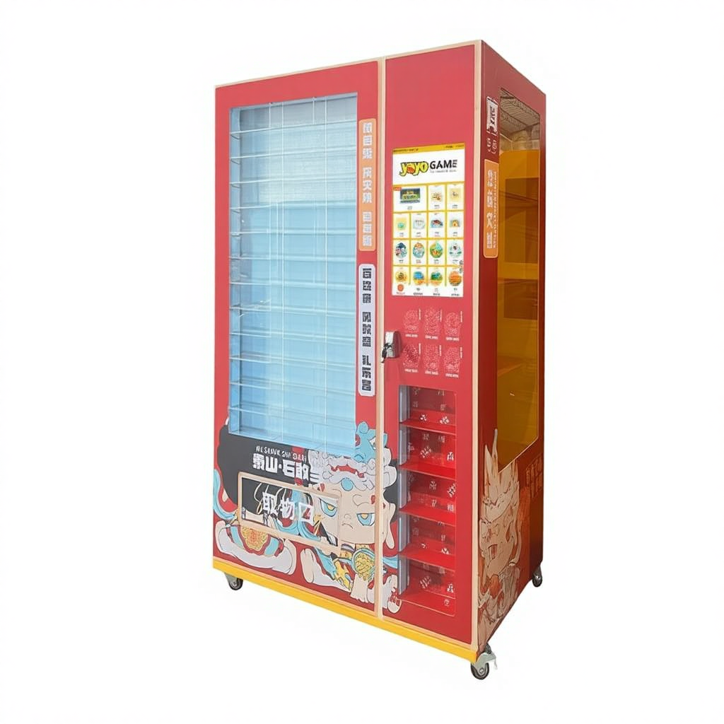 Cultural Creative Vending Machine Automatic Sales Cabinet Scenic Spot Souvenirs Refrigerator Magnets Toys Alloy Car Blind Box