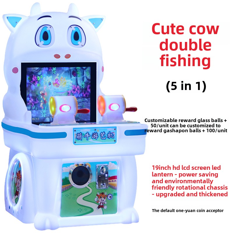 Children's Commercial Ever-Changing Coin-Operated Arcade Machine Featuring Exciting Kart Shooting Game