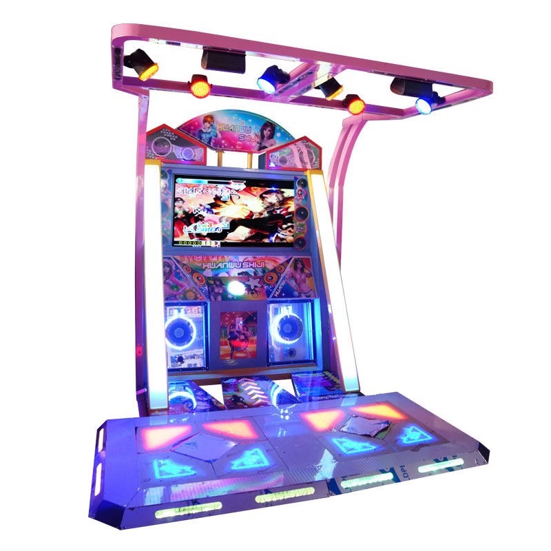 Large Metal 110V Coin Simulator English Language Dance Music Basketball Boxing Game Machines Coin Operated Games