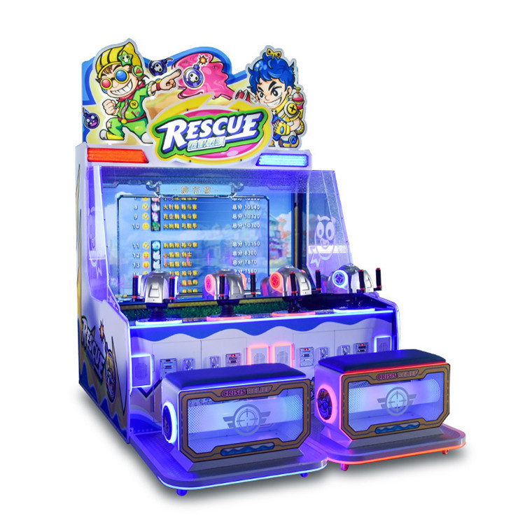 Super ball shooting machine game city arcade two-person interactive coin ball shooting machine