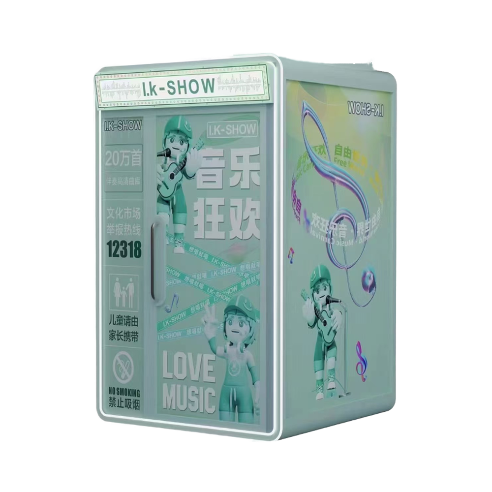 Mini KTV Karaoke Machines, Self-service Jukeboxes, Karaoke Bars, Indoor Mobile Soundproof Karaoke Rooms for Sale