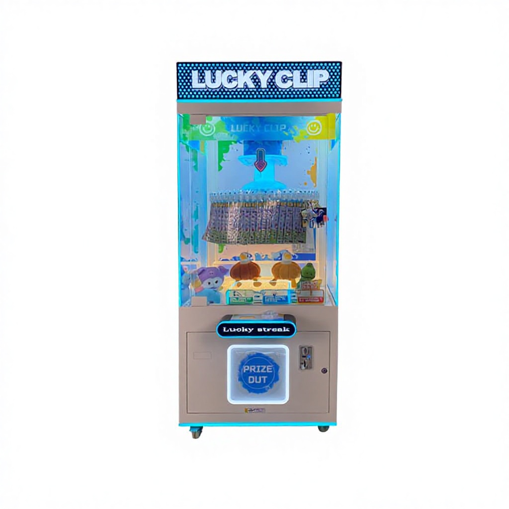 Shopping Mall Net Red Gift Machine Blind Box Blue Elf Clip Machine Video Game City Grab Baby Machine Commercial Drainage