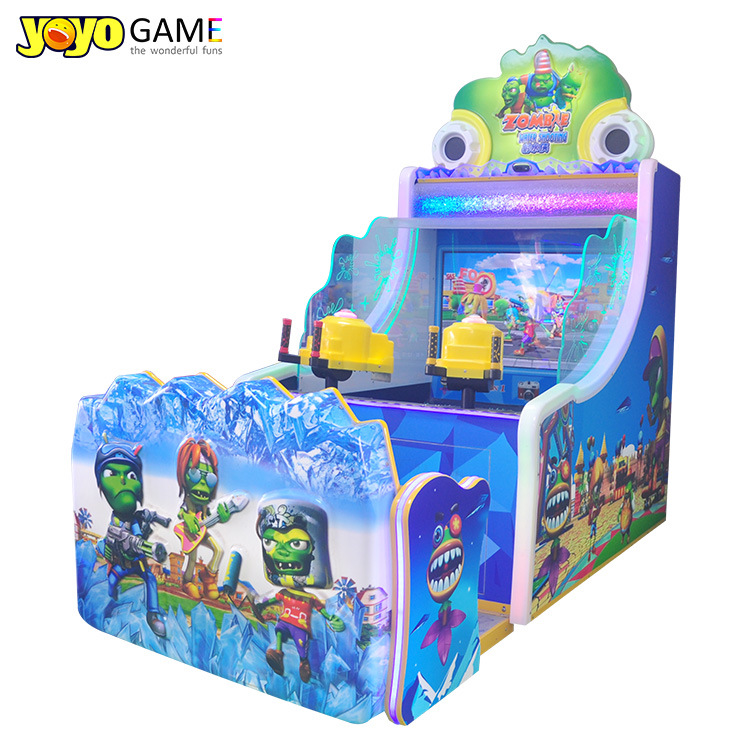 Children's Basketball Shooting Arcade Machine Commercial Coin-Operated Game New Cartoon Basketball Machine Double Player