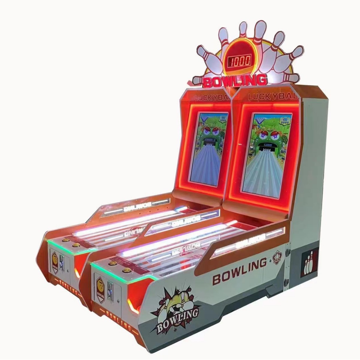 The Most Popular Arcade Coin-operated Two-player Bowling Children's Entertainment Large-scale Equipment Game Console