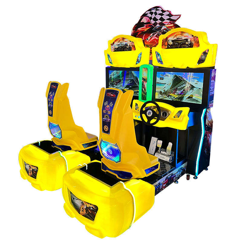 Arcade Racing Car Upright HD Speed Racing Arcade Game Machine Indoor Amusement Super Hotselling 2 Car Driving Simulator