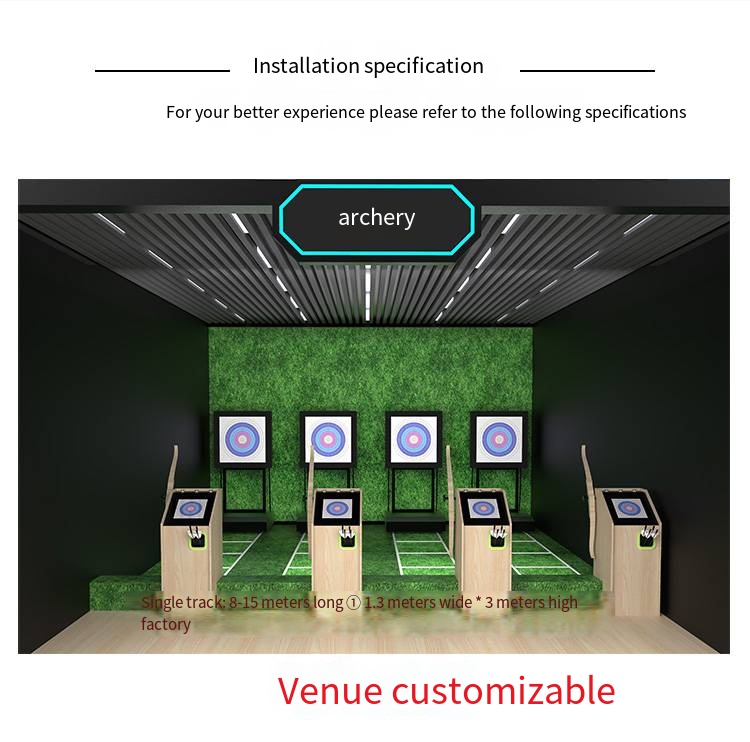 Arcade Archery Hall Moving Strike Target Traditional Bending Compound Bow Sports Interactive Projection
