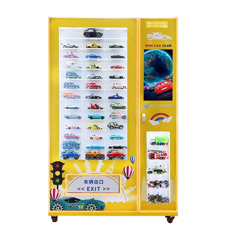 Small Model Car Handicrafts Vending Machine WithCan Add Paper Money Payment Credit Card Payment Vending Machines for Sale