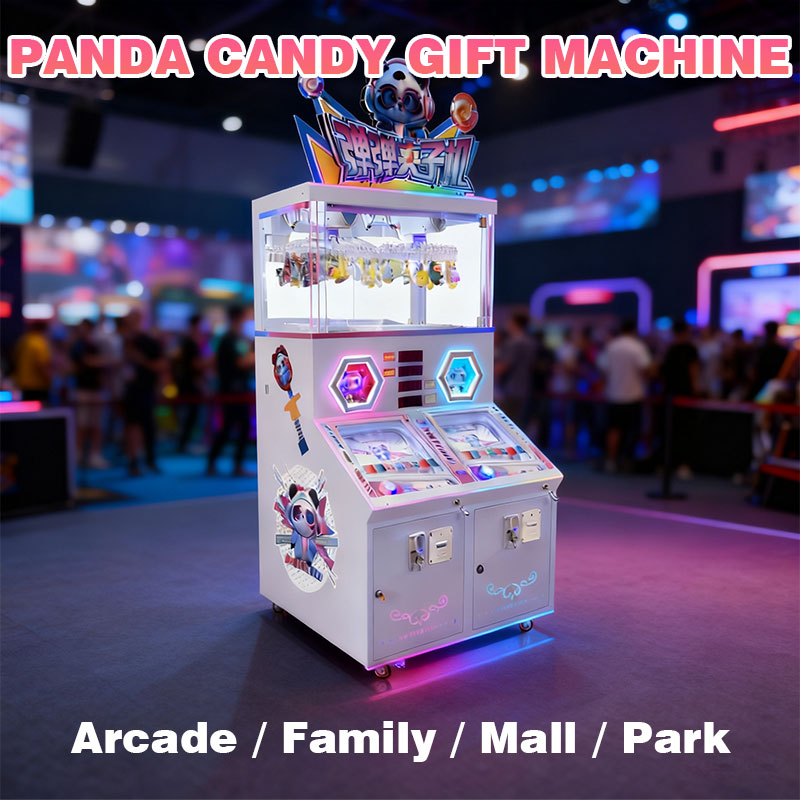Panda Claw Machine Coin Operated Toy Catcher Arcade Game Candy Crane Amusement Equipment for Shopping Mall