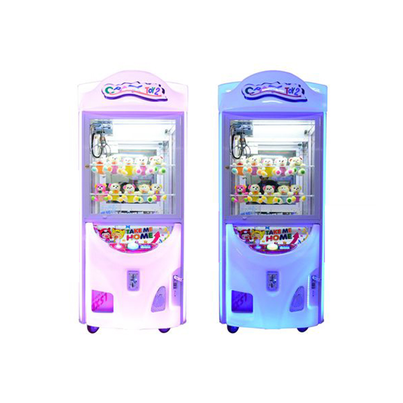 Best Crazy Toy Large Claw Machine 2 Gifts Catch Dolls Machine  Plush Doll Claw Toy Arcade Games Machine