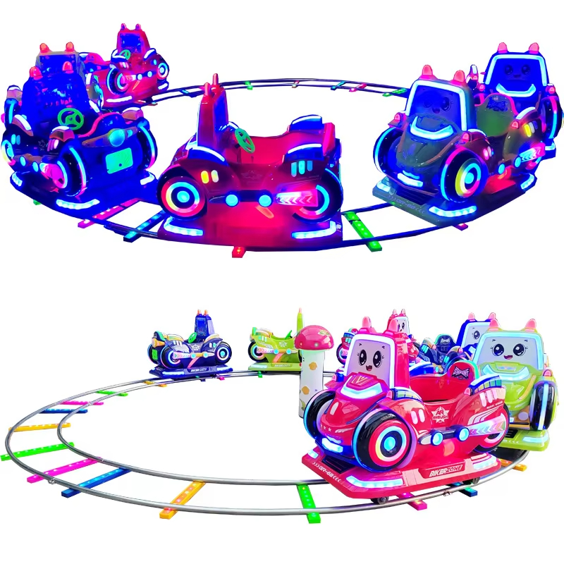 Popular English Mini Electric Carousel Coin-Operated Kids Game for Children's Entertainment