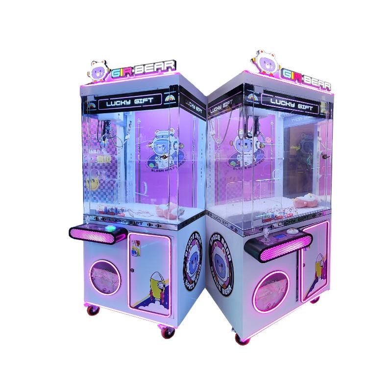Home Mini Arcade Crane Game Toy Real Prize Grabber Used Claw Machine for Kids Story Doll Collection