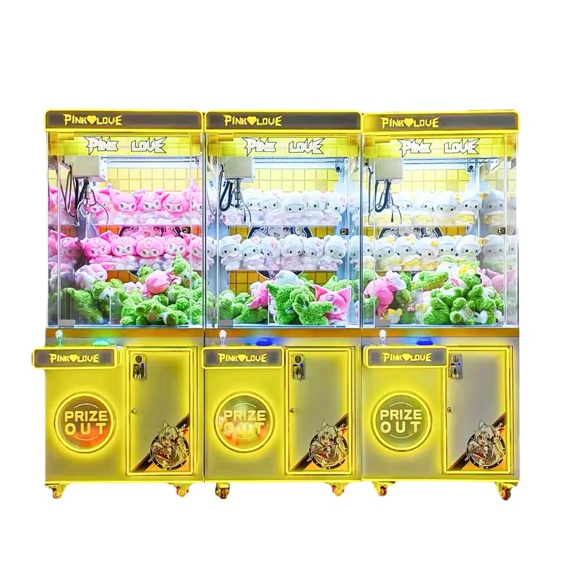Coin Operated Claw Crane Machine Arcade Toy Catcher Game Equipment Plush Doll Prize Redemption Amusement Vending Machine