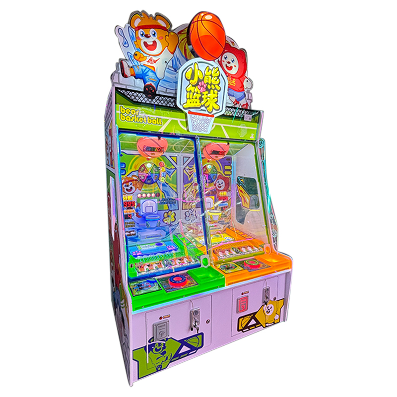 Cubs 2 Player Basketball Coin Game Metal and Plastic Arcade Machine for Children Aged 6+ 1 Year Warranty English Language
